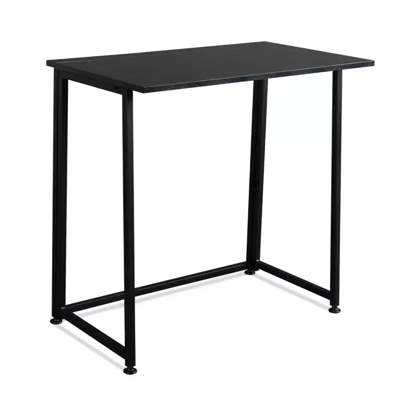 Karl Home Simple Collapsible Metal Computer Desk Black