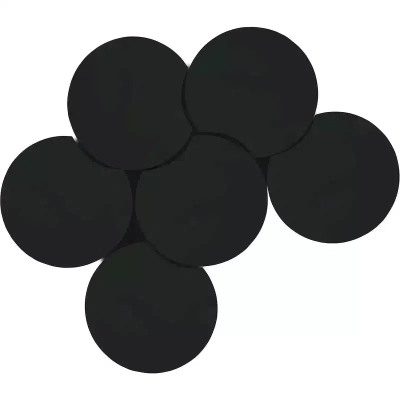 Nero opaco / Oro spazzolato / Argento / Terrazzo – Tavolino esagonale modulare, collegabile, pezzo singolo