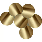 Nero opaco / Oro spazzolato / Argento / Terrazzo – Tavolino esagonale modulare, collegabile, pezzo singolo