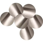 Nero opaco / Oro spazzolato / Argento / Terrazzo – Tavolino esagonale modulare, collegabile, pezzo singolo