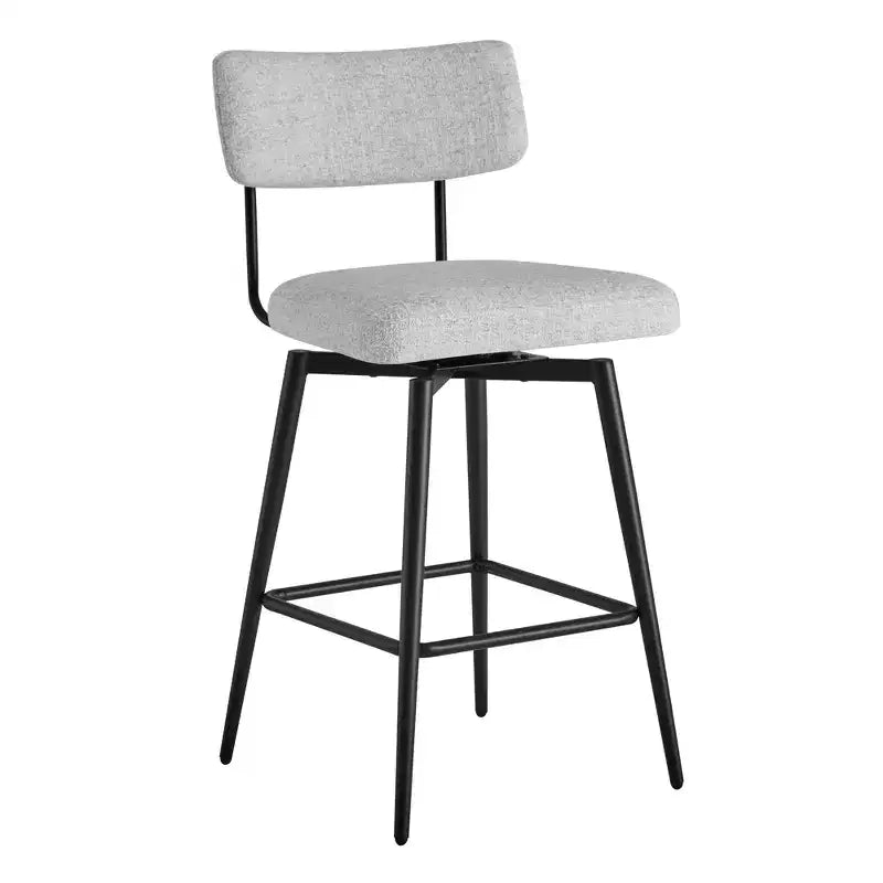 Sgabello da bar girevole ad altezza bancone Brown / Cloud, set da 2