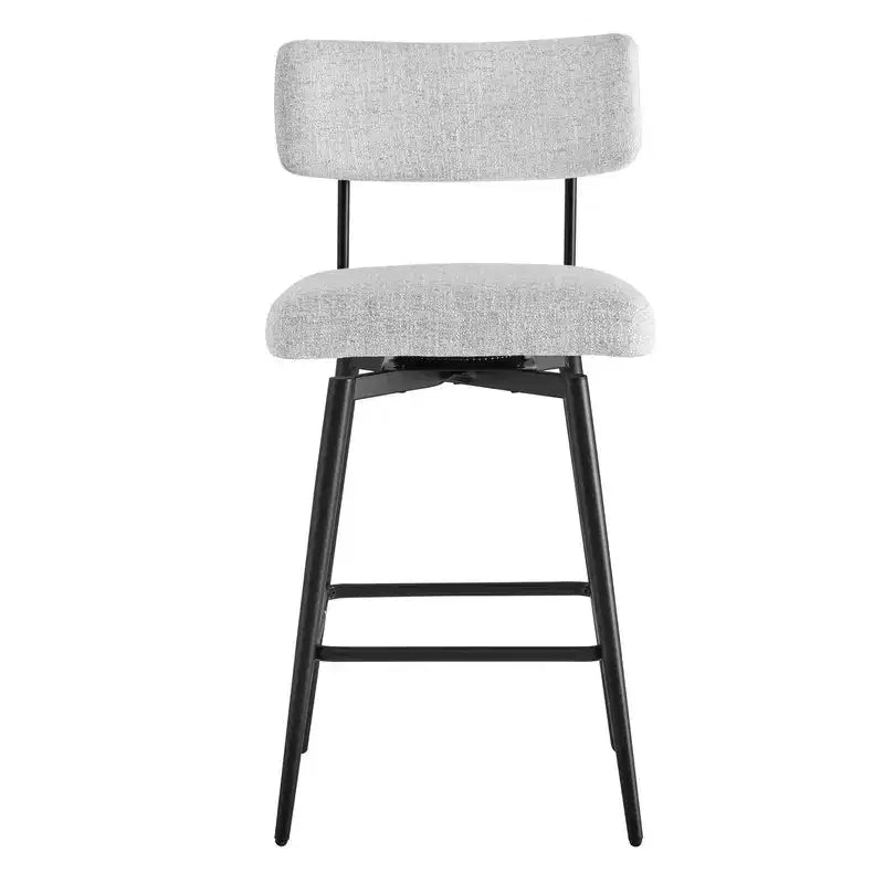 Sgabello da bar girevole ad altezza bancone Brown / Cloud, set da 2