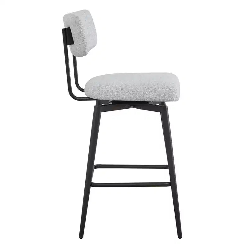 Sgabello da bar girevole ad altezza bancone Brown / Cloud, set da 2
