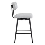 Sgabello da bar girevole ad altezza bancone Brown / Cloud, set da 2