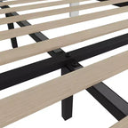 Letto matrimoniale King imbottito nero con cassetti contenitore, 2 persone