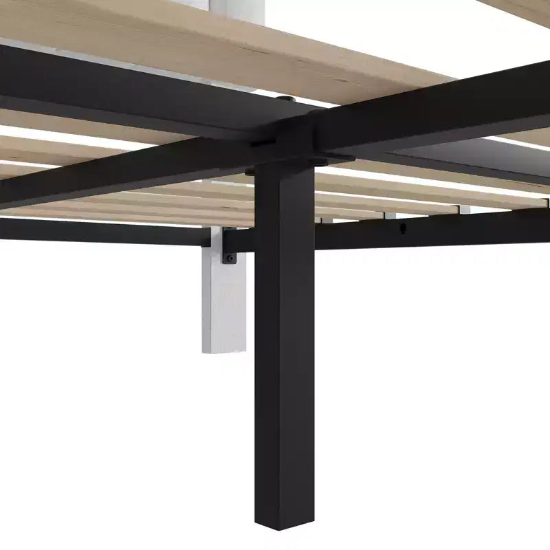 Letto matrimoniale King imbottito nero con cassetti contenitore, 2 persone
