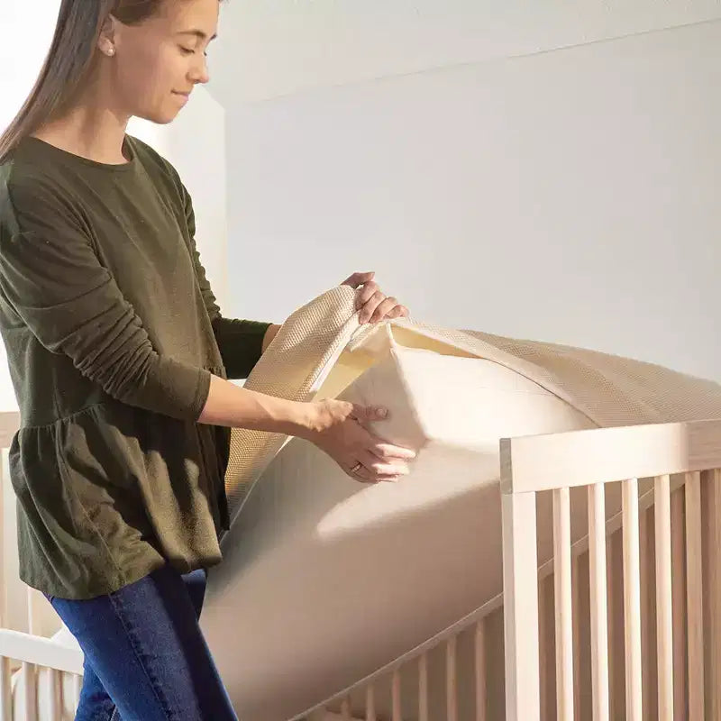 Naturepedic Organic Breathable Baby 2-Stage Crib Mattress - Innerspring