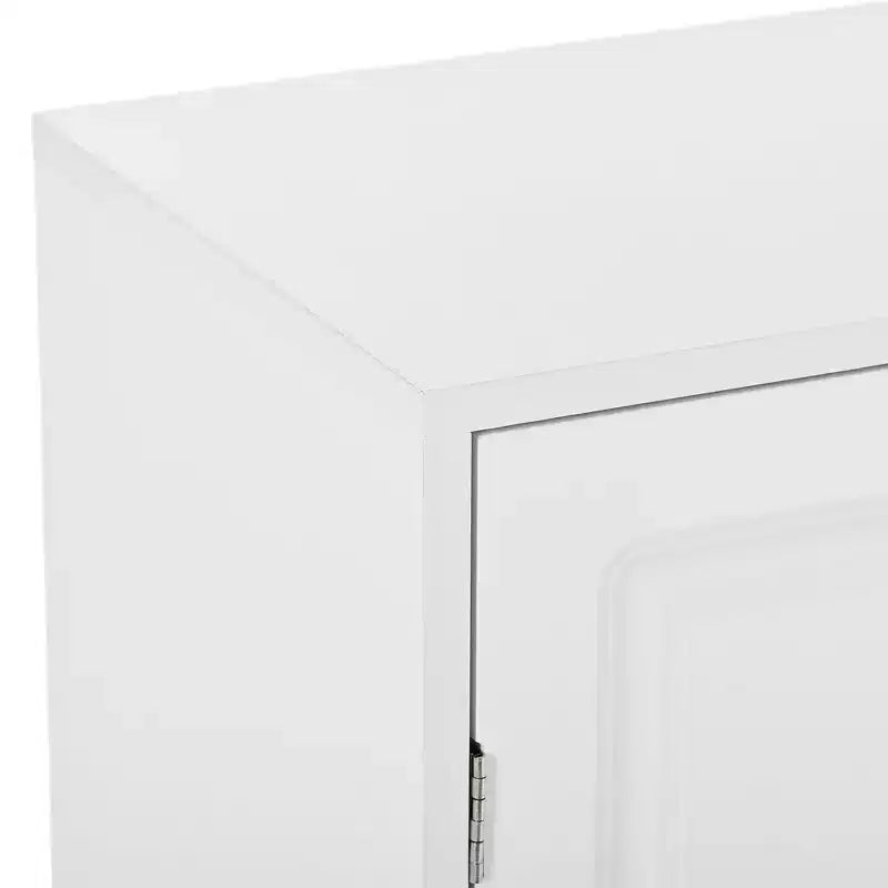 Scarpiera – Nero/Bianco, 4 ante con cassetto, Monoutente