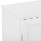 Scarpiera – Nero/Bianco, 4 ante con cassetto, Monoutente