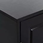 Scarpiera – Nero/Bianco, 4 ante con cassetto, Monoutente