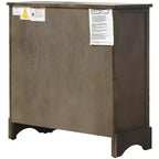 Antico Blu Navy / Grigio Marrone / Espresso / Bianco – Cassettiera a 6 cassetti con Cesti in Rattan