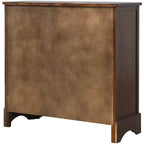 Antico Blu Navy / Grigio Marrone / Espresso / Bianco – Cassettiera a 6 cassetti con Cesti in Rattan