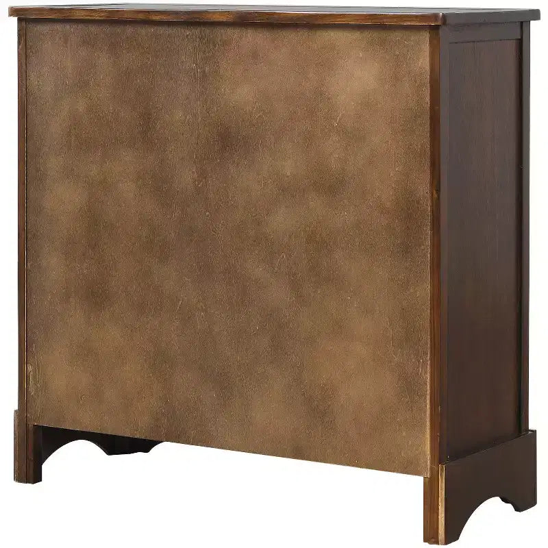 Antico Blu Navy / Grigio Marrone / Espresso / Bianco – Cassettiera a 6 cassetti con Cesti in Rattan