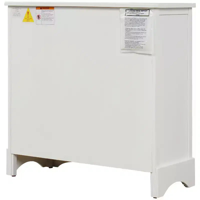 Antico Blu Navy / Grigio Marrone / Espresso / Bianco – Cassettiera a 6 cassetti con Cesti in Rattan