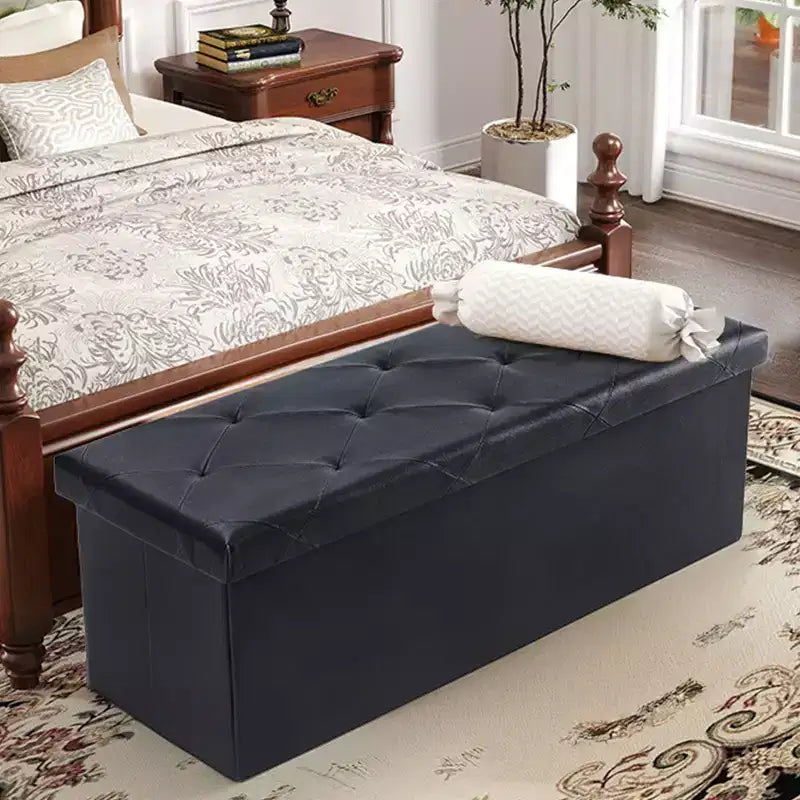 JIONJOY 43 Wide Rectangle Standard Ottoman with Storage