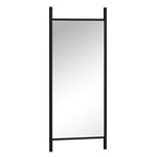 Specchio a tutta lunghezza a pioli nero/marrone, singolo, 160-180 cm