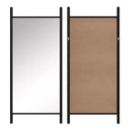 Specchio a tutta lunghezza a pioli nero/marrone, singolo, 160-180 cm