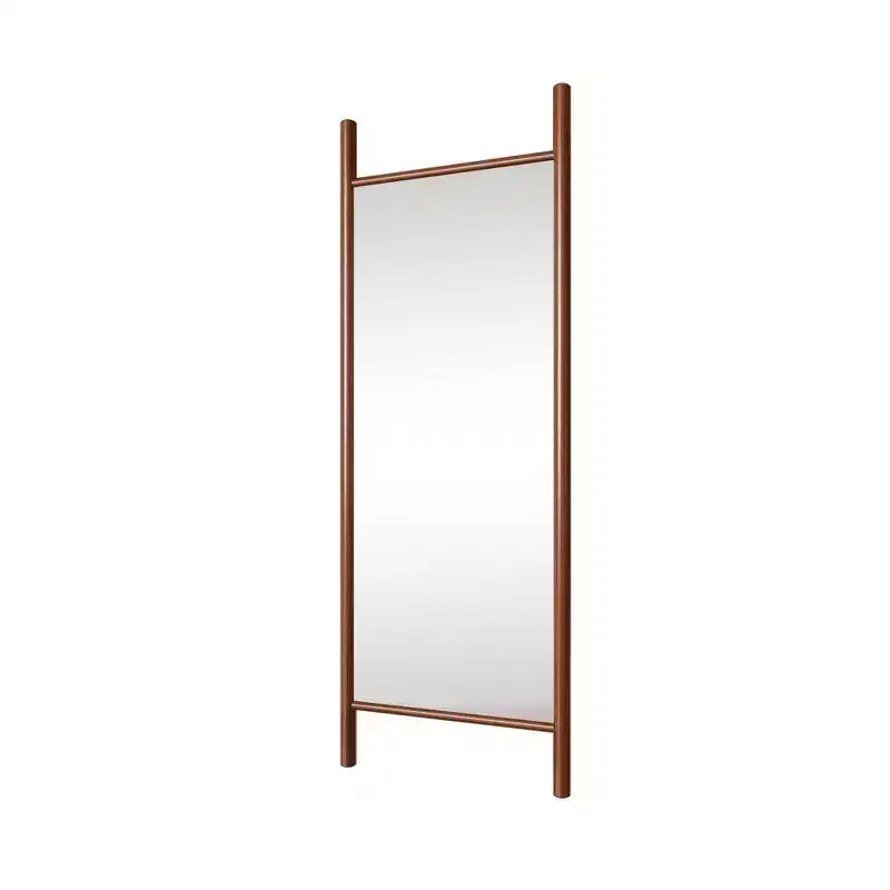Specchio a tutta lunghezza a pioli nero/marrone, singolo, 160-180 cm