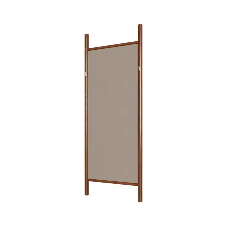 Specchio a tutta lunghezza a pioli nero/marrone, singolo, 160-180 cm