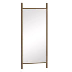 Specchio a tutta lunghezza a pioli nero/marrone, singolo, 160-180 cm