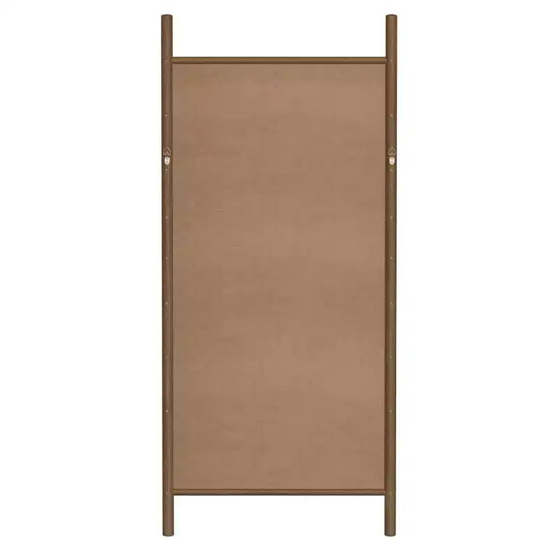 Specchio a tutta lunghezza a pioli nero/marrone, singolo, 160-180 cm