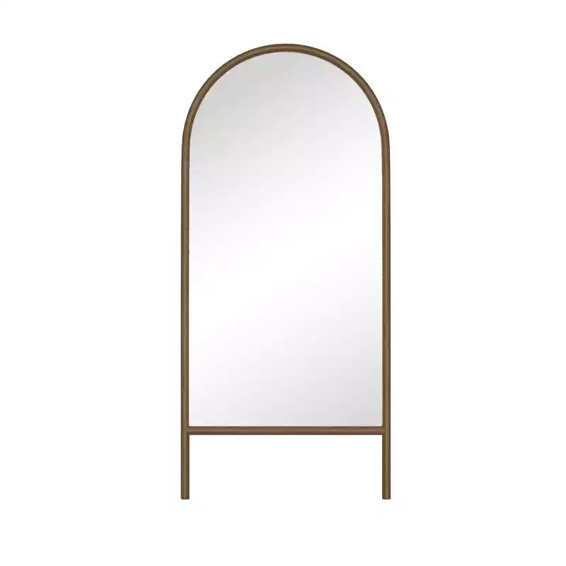 Specchio a tutta lunghezza a pioli nero/marrone, singolo, 160-180 cm