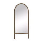 Specchio a tutta lunghezza a pioli nero/marrone, singolo, 160-180 cm