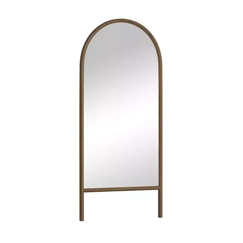 Specchio a tutta lunghezza a pioli nero/marrone, singolo, 160-180 cm