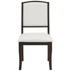 Set Tavolo da Pranzo Rotondo Allungabile, Espresso e Beige / Naturale e Beige, 4 Posti, 5 Pezzi