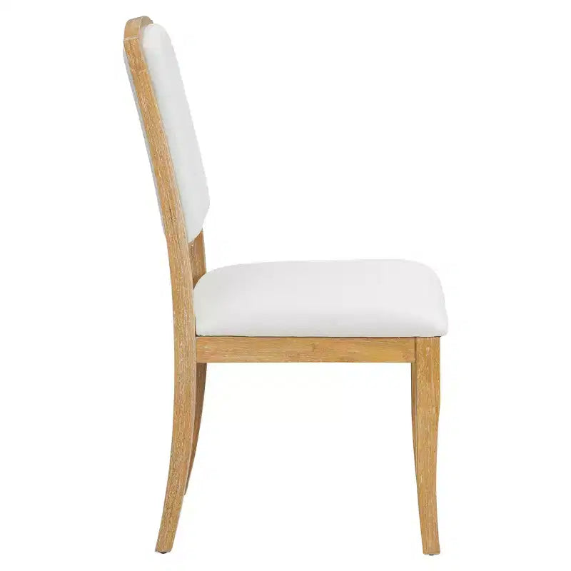 Set Tavolo da Pranzo Rotondo Allungabile, Espresso e Beige / Naturale e Beige, 4 Posti, 5 Pezzi